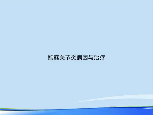 骶髂关节炎病因与治疗.推荐PPT文档