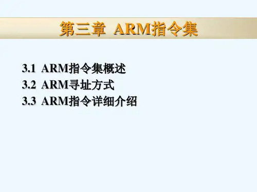 ARM指令集.ppt