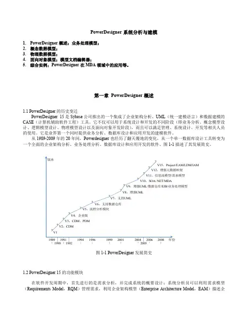PowerDesigner系统分析与数据库建模_1(精细讲解,值得珍藏)