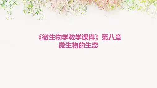 《微生物学教学课件》第八章微生物的生态