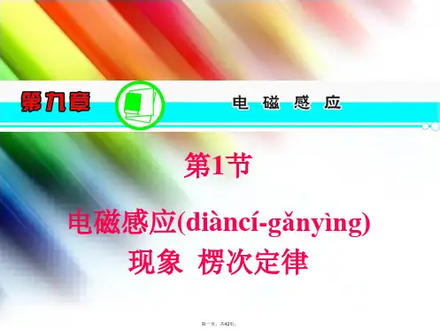 高考物理一轮复习方案 (高频考点+热点导练+历年高考题)第9章 第1节 电磁感应现象 楞次定律课件 