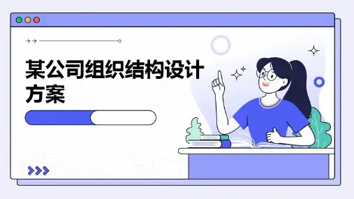 某公司组织结构设计方案