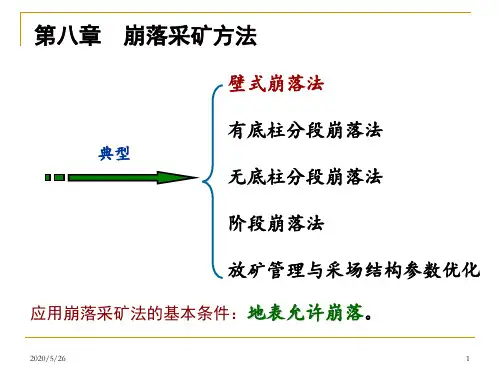 第8章_崩落采矿方法