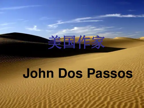 约翰.多斯.帕索斯简介