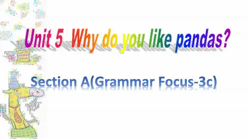Unit5SectionA(Grammarfocus-3c)课件人教版七年级英语下册