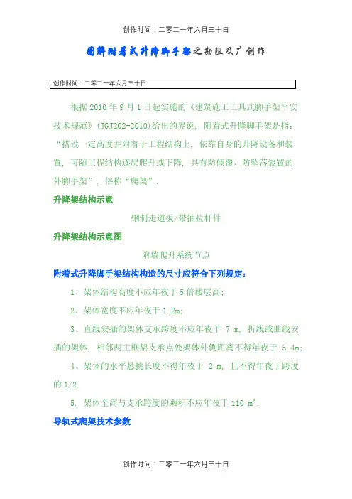 图解附着式升降脚手架