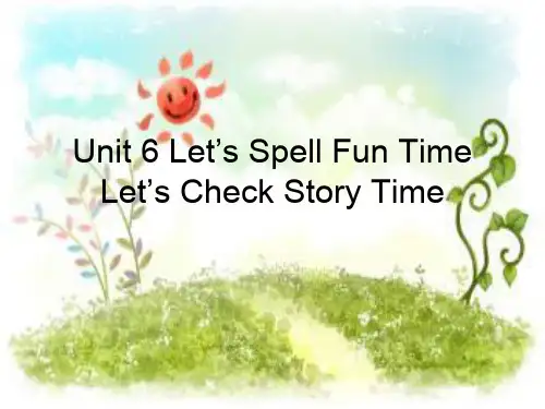 五年级下册英语课件-Unit 6 Let’s Spell Fun Time Let’s Check∣人教新起点