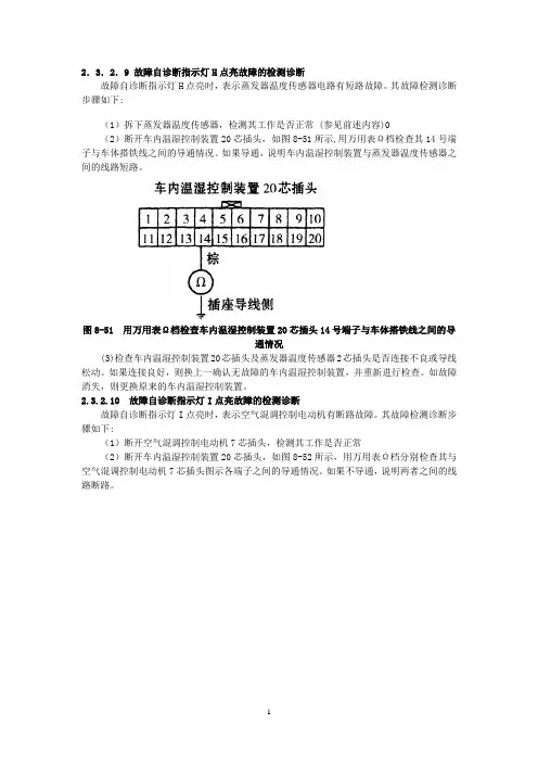 广州本田系列轿车 空调系统及其检修2