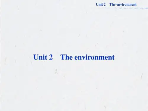 Unit 2 Section Ⅰ