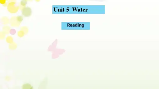 牛津深圳版七年级英语下Module 3 Natural elements Unit 5 water ---reading教学课件 (共67张PPT)