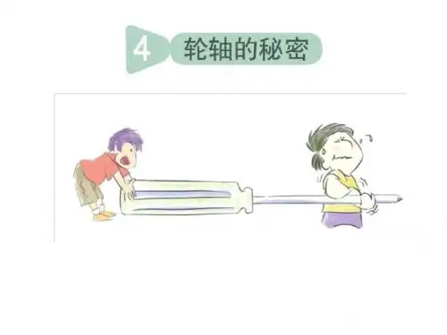 教科版科学六年级上册1.4《轮轴的秘密》ppt课件1