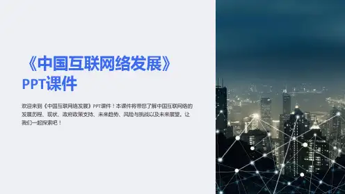 《中国互联网络发展》课件