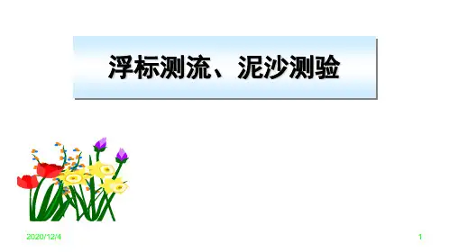 其他测流方法及泥沙测验