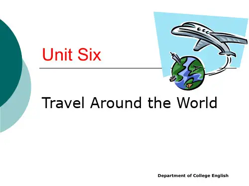 Travel Around the World环游世界英文 ppt课件