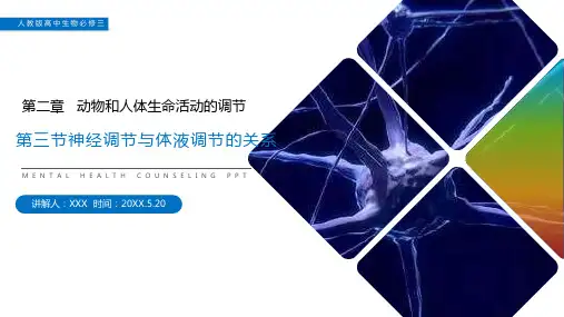 《神经调节与体液调节的关系》人教版高二生物必修三PPT课件