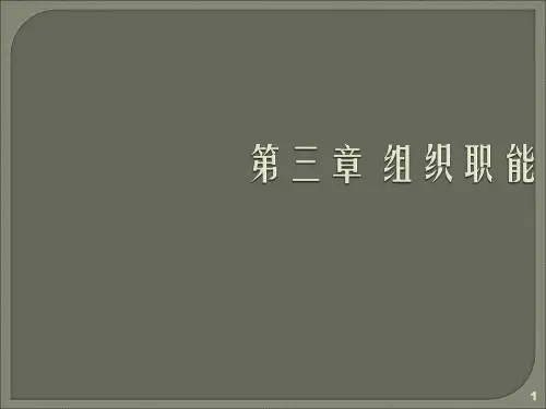 组织职能ppt课件
