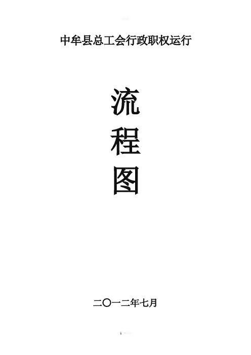 总工会行政职权目录和运行流程图
