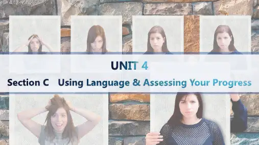 人教版高中英语选择性必修第一册精品课件 Unit 4 BODY LANGUAGE Section C