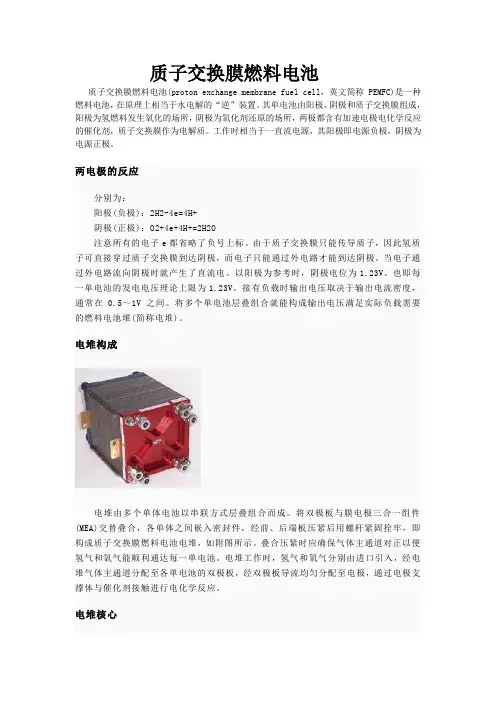 质子交换膜燃料电池