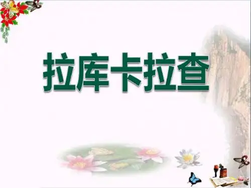 拉库卡拉查- 优秀PPT课件2
