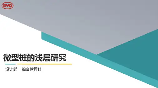 微型桩