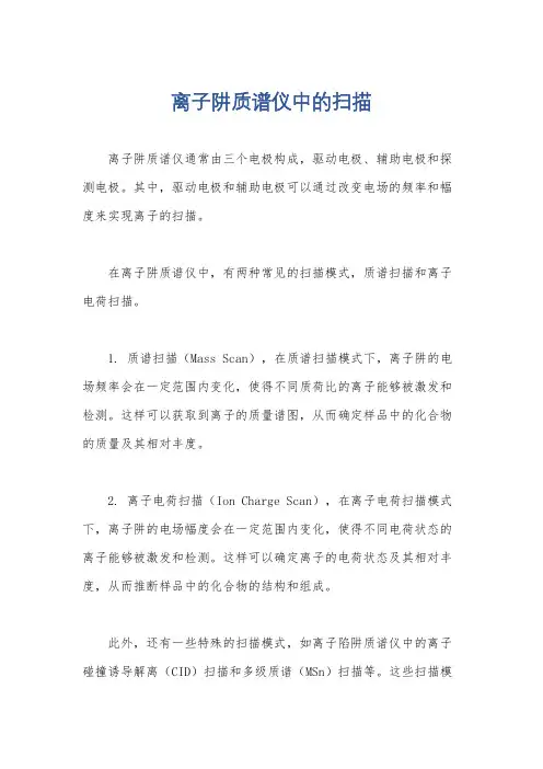 离子阱质谱仪中的扫描