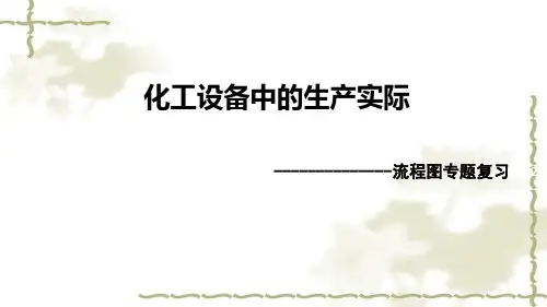 初三化学中考复习(人教版) 化工设备中的生产实际-流程图专题复习 说课课件(共22张PPT)