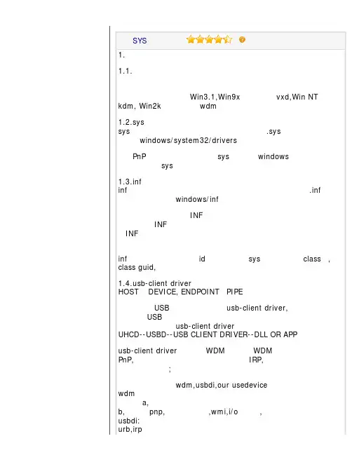 驱动SYS开发总结 - stretch的专栏 - CSDNBlog