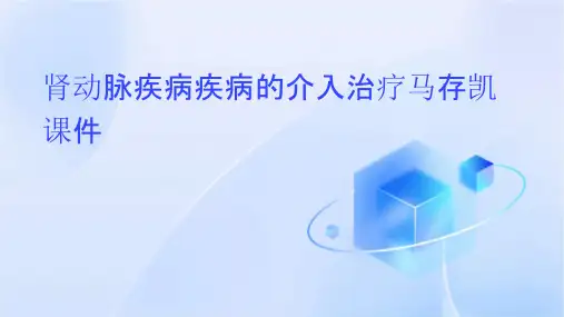 肾动脉疾病疾病的介入治疗马存凯课件