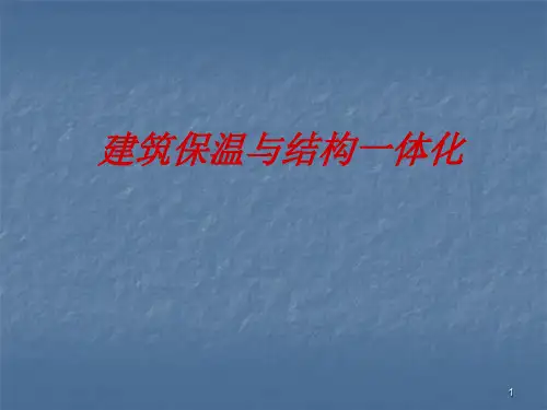 建筑保温与结构一体化ppt课件