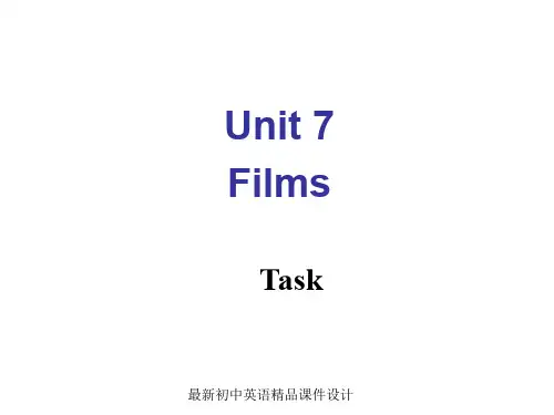 最新牛津译林版九年级英语上册 Unit 7 Films Task精品课件1 