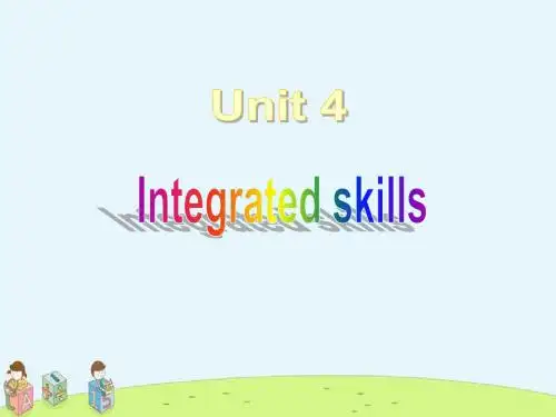 【精选课件】七年级英语下册 Unit 4 Finding your way Integrated skills 牛津版