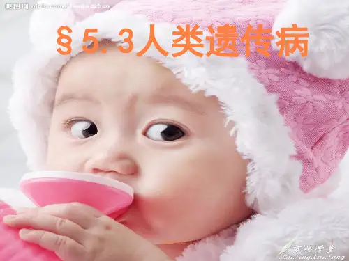 人类遗传病zppt课件