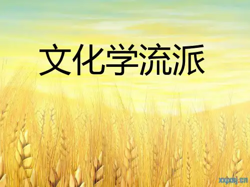 文化学流派