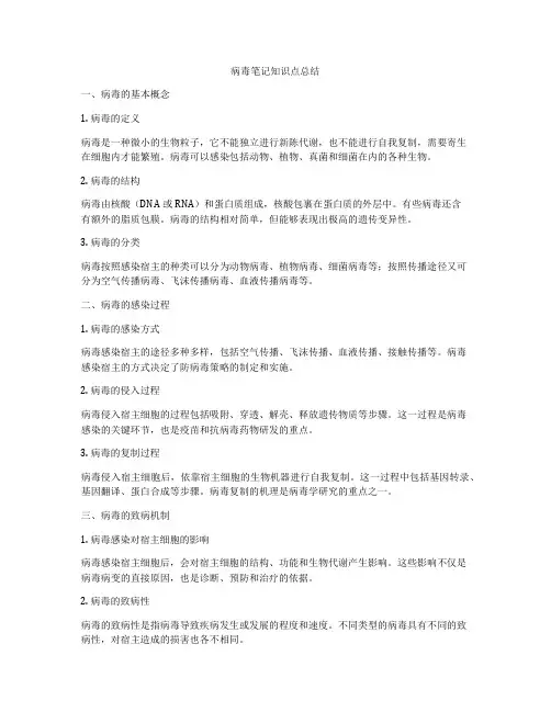 病毒笔记知识点总结
