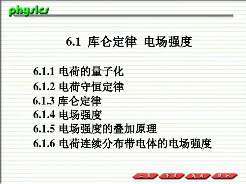 电场强度的叠加原理