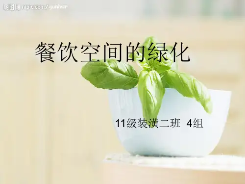 餐厅绿化