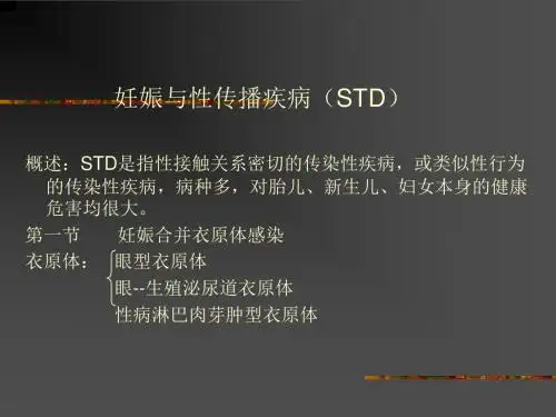 妊娠与性传播疾病(STD)