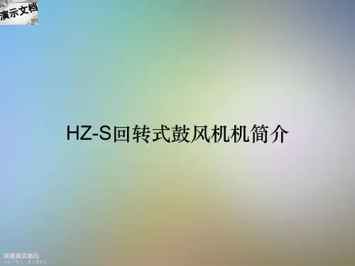 HZ-S回转式鼓风机机简介
