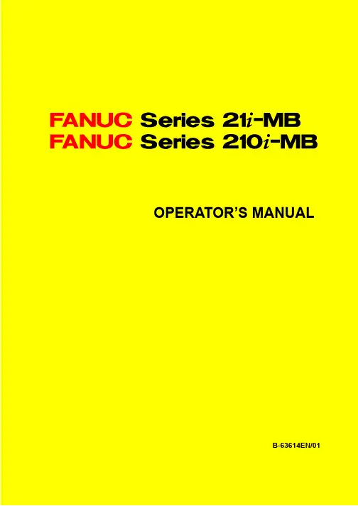 FANUC 21i 210i   系统 操作说明书手册B-63614-2