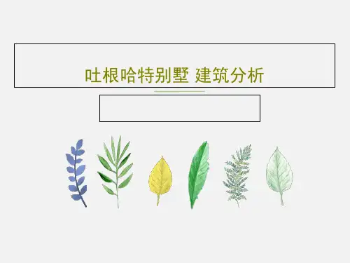吐根哈特别墅 建筑分析共20页PPT