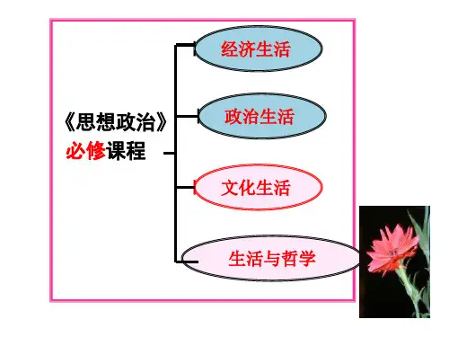 人教版高二上学期政治必修三第一单元第一课文化与社会1.1体味文化课件(共19张) (共19张PPT)