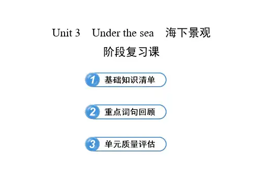 高中英语课件 选修七：Unit 3 阶段复习课