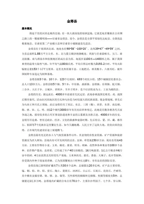 金塔县