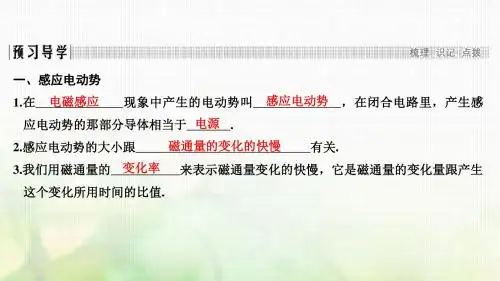 2018_2019版高中物理电磁感应第2讲法拉第电磁感应定律课件新人教版