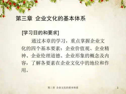 企业文化的基本体系概述(PPT 60页)