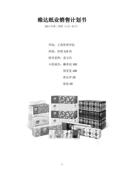 维达纸业销售计划书