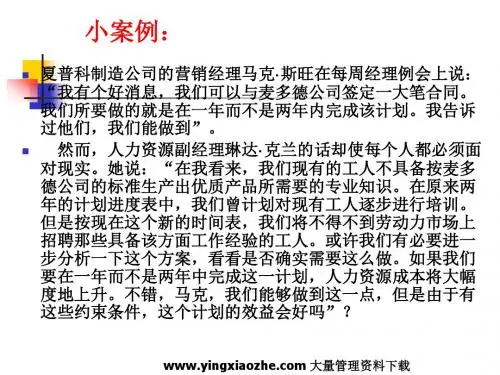 人力资源管理战略与规划(ppt 38页)人力资源战略