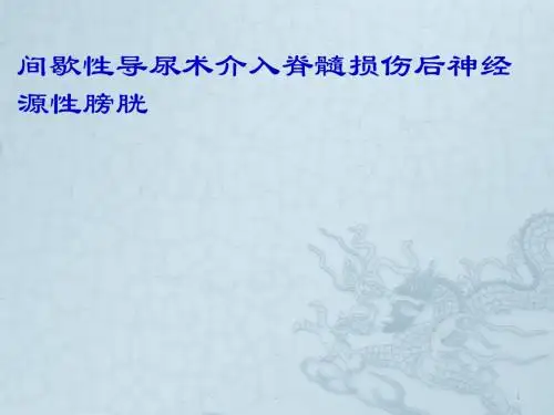 间歇性导尿-院康复科ppt课件
