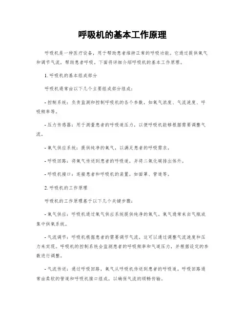 呼吸机的基本工作原理